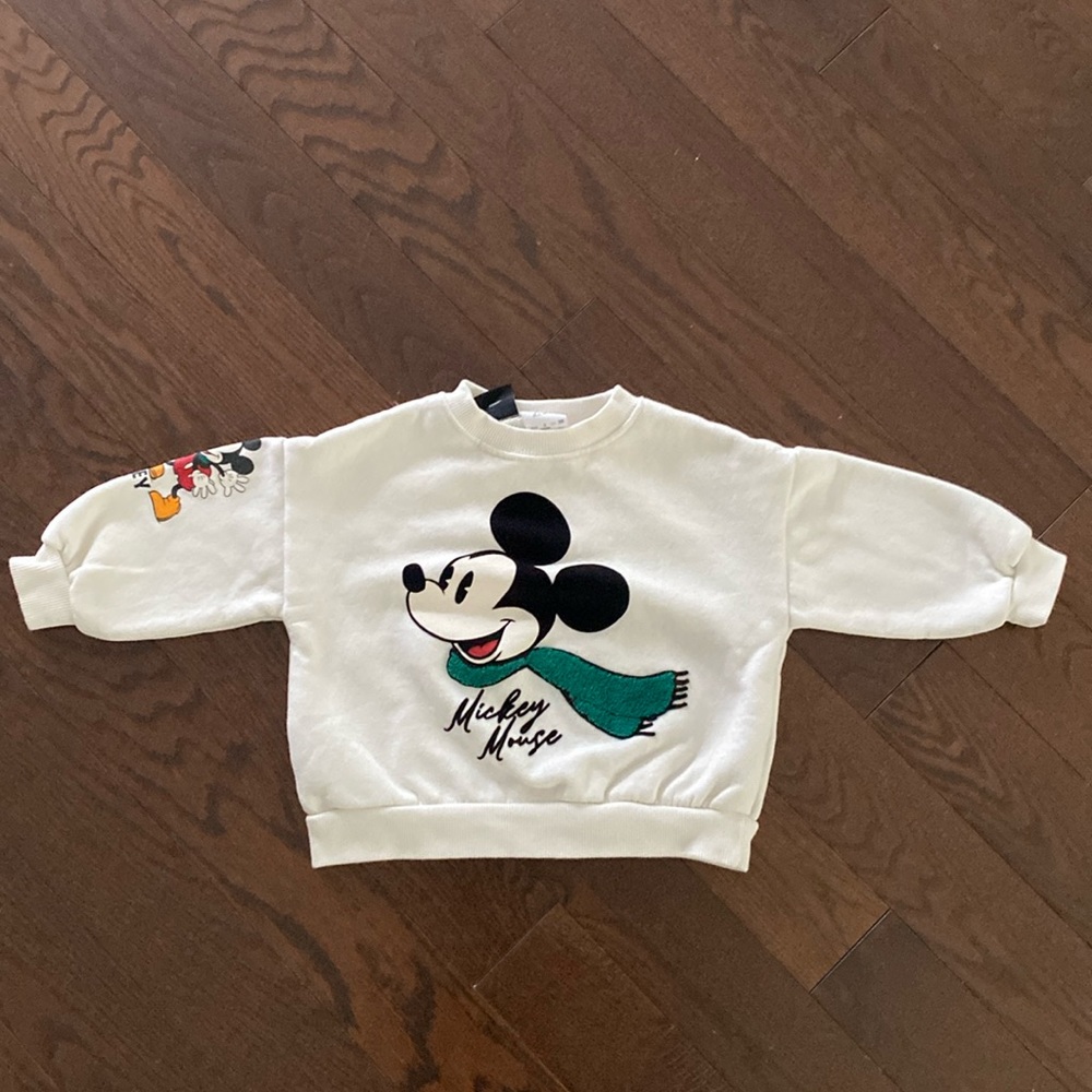 Disney Christmas Zara boys sweater 3T